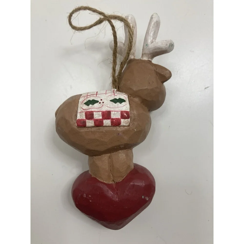 Vtg Midwest of Cannon Falls Angel Resin Christmas Ornament Eddie Walker Set of 4